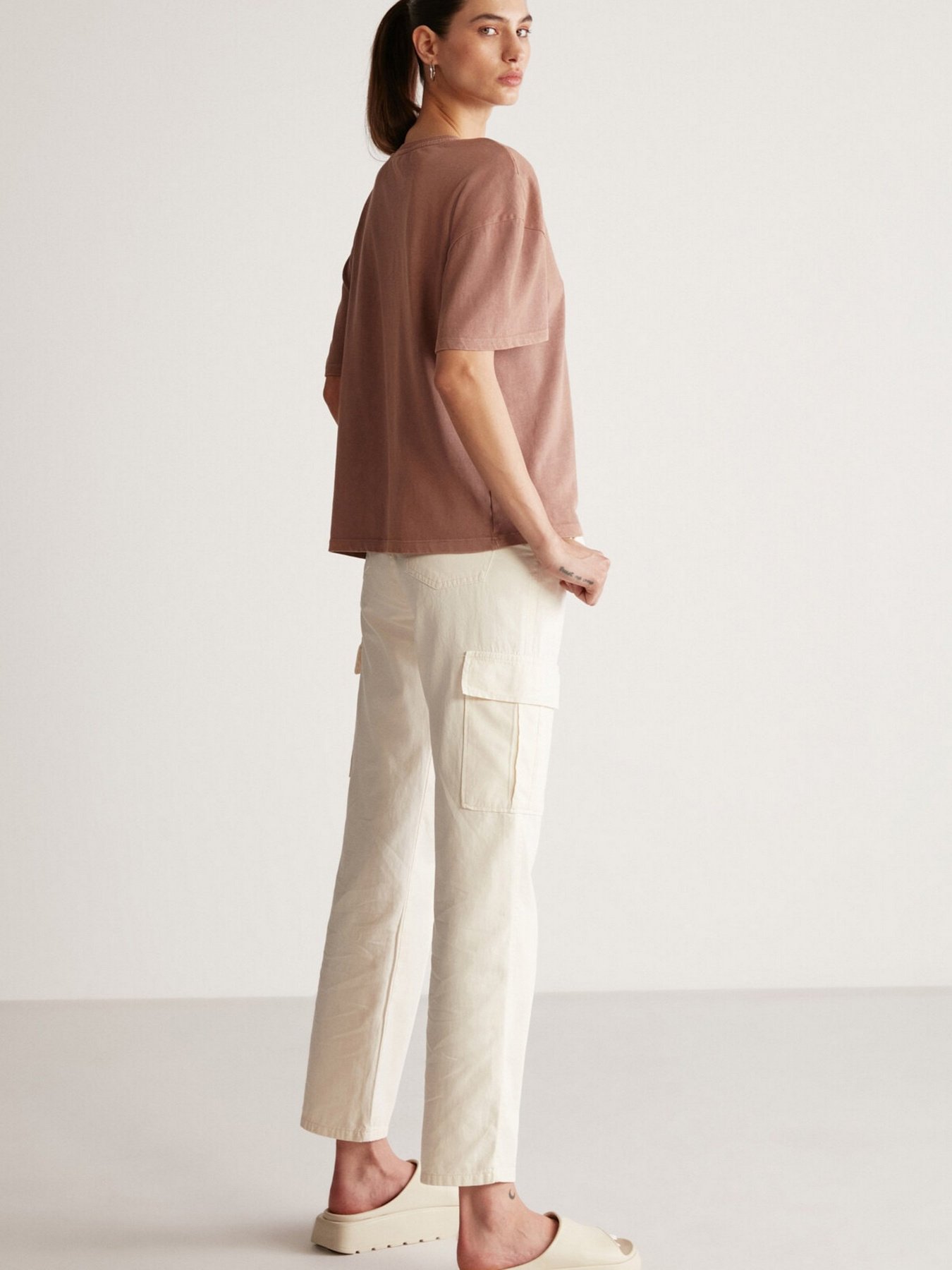 Футболка Grimelange Eliza модель ELIZA01042023/Brown Фото