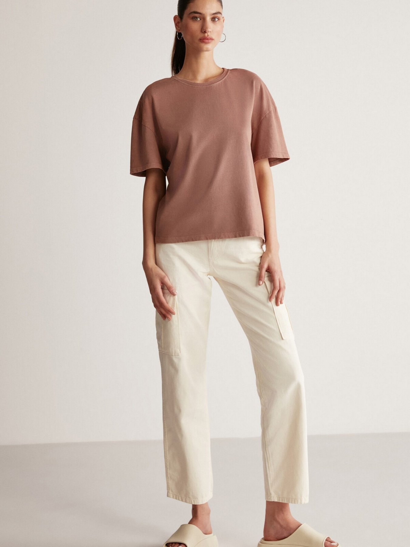 Футболка Grimelange Eliza модель ELIZA01042023/Brown Фото