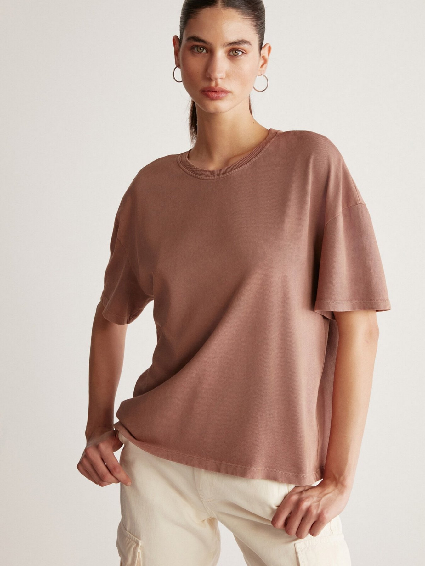 Футболка Grimelange Eliza модель ELIZA01042023/Brown Фото