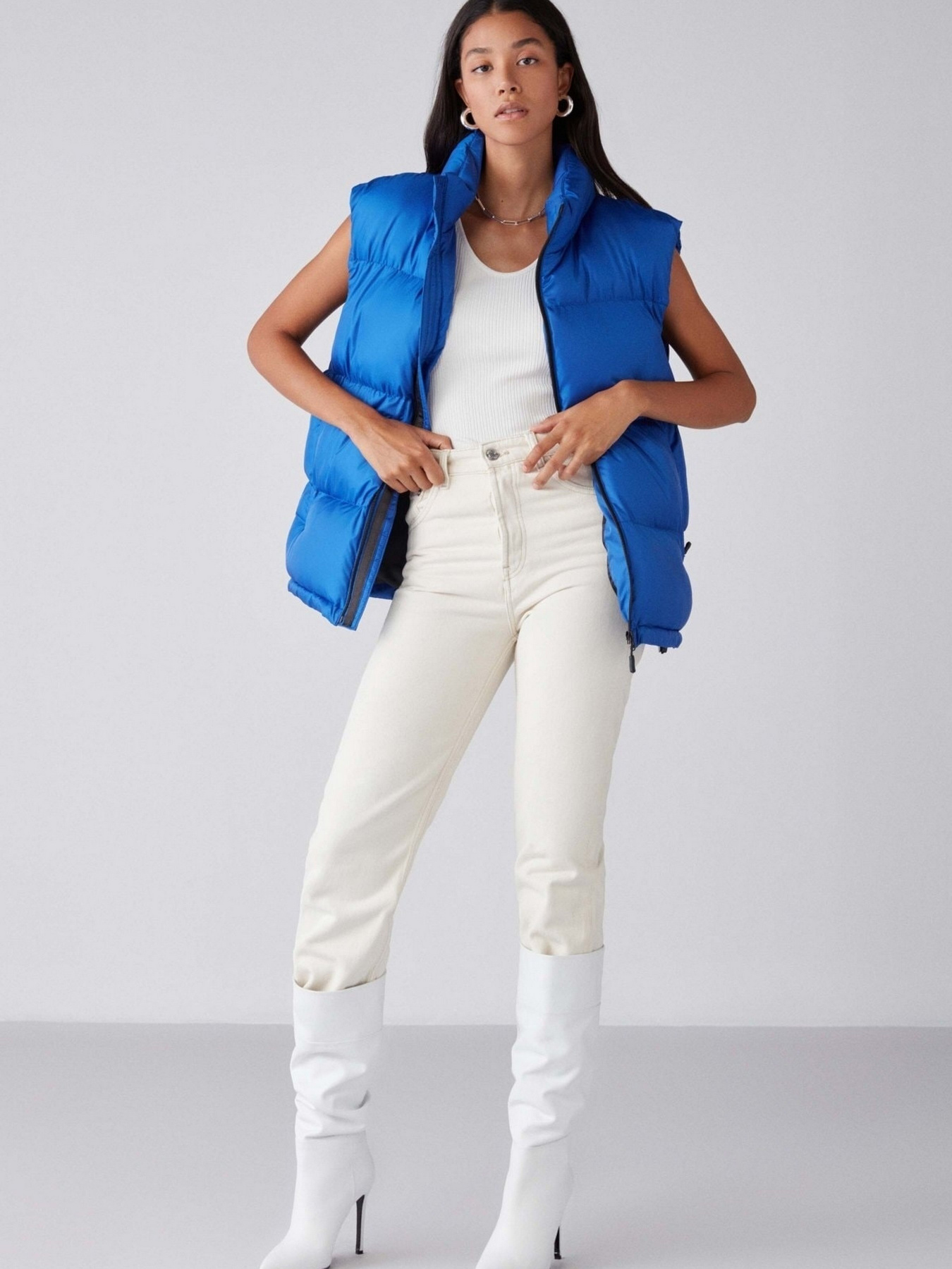 Жилет з утеплювачем Grimelange Fiorella модель FIORELLA01092022/Blue Фото