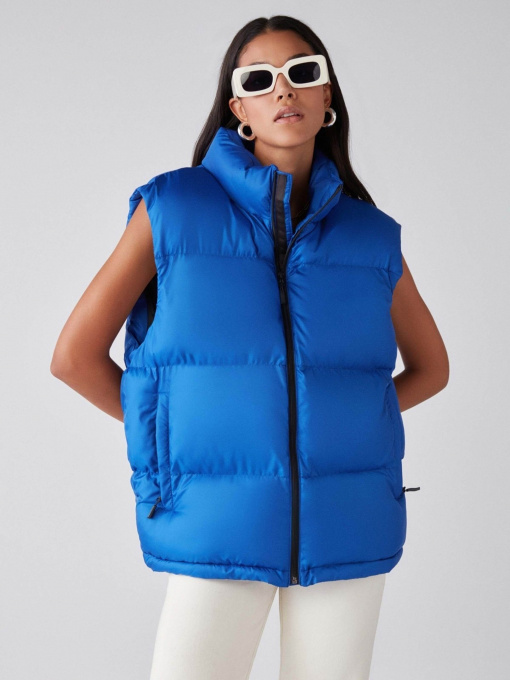 Жилет с утеплителем Grimelange Fiorella модель FIORELLA01092022/Blue Фото