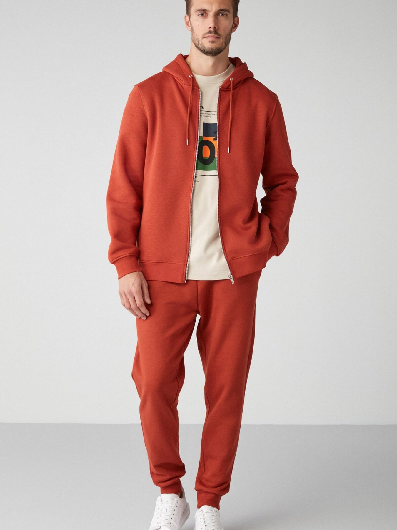 Кофта Grimelange Gerry модель GERRY01092022/Brick Color Фото