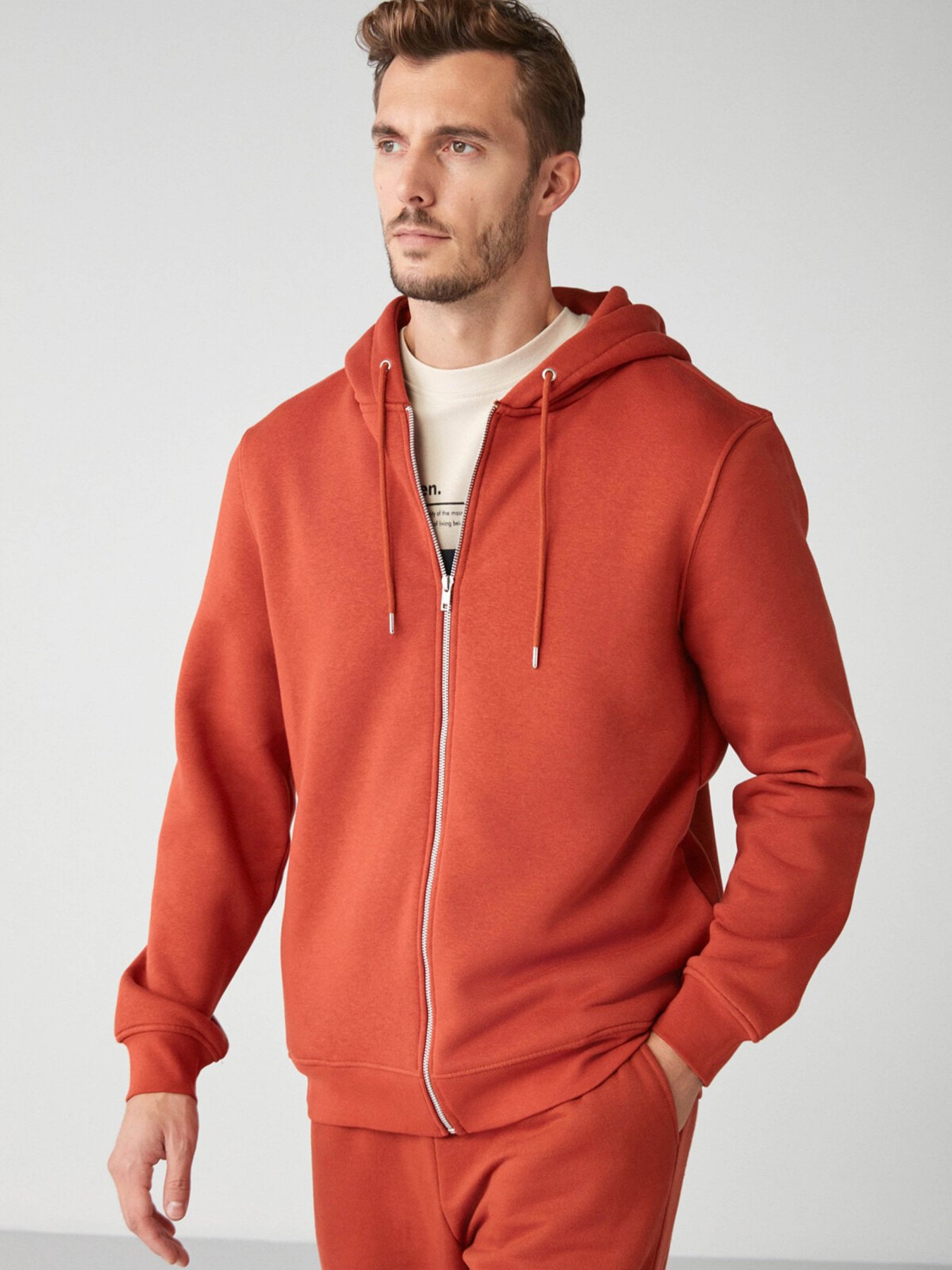 Кофта Grimelange Gerry модель GERRY01092022/Brick Color Фото