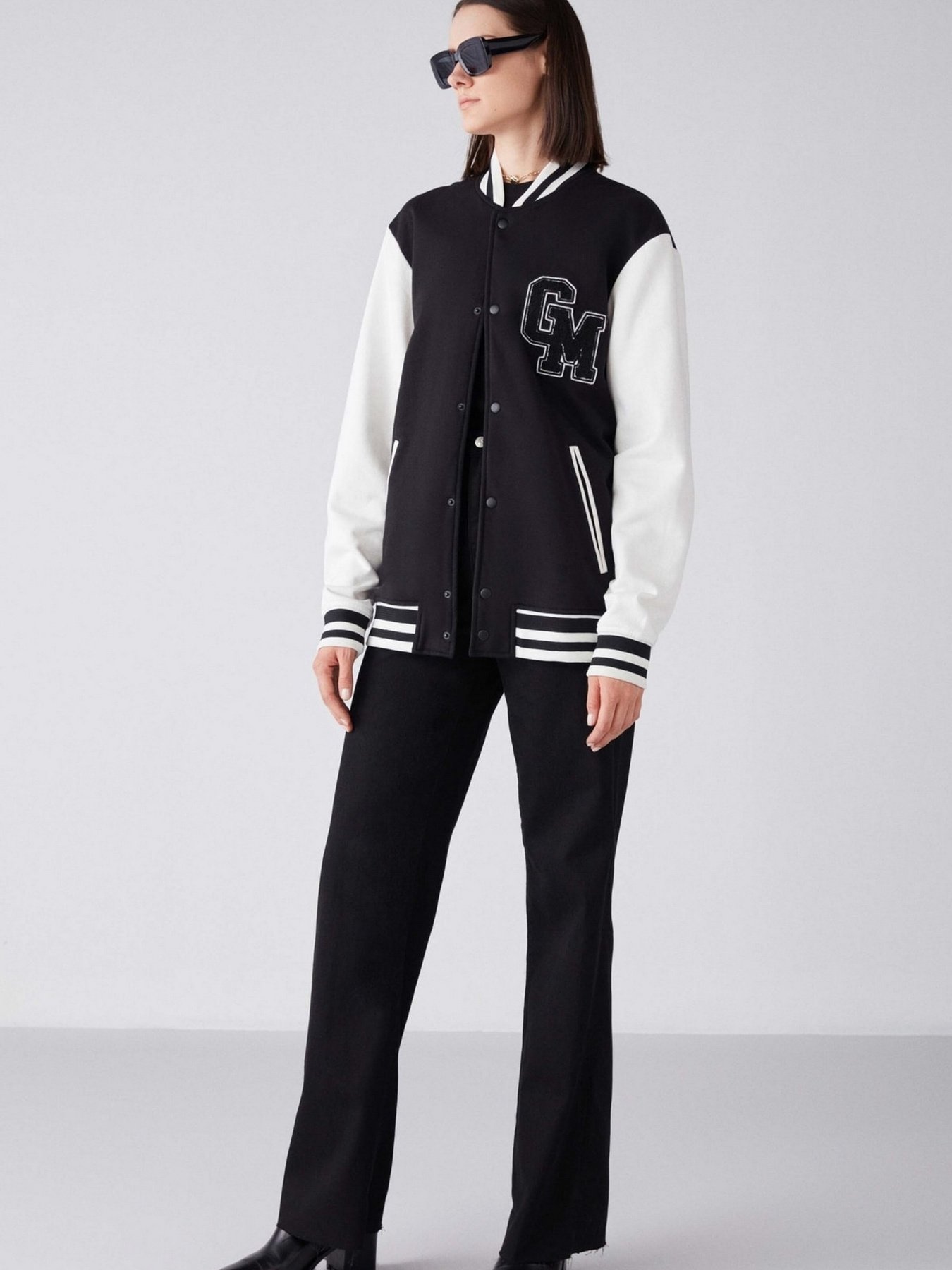 Бомбер Grimelange Giorgia модель GIORGIA01092022/Black Фото