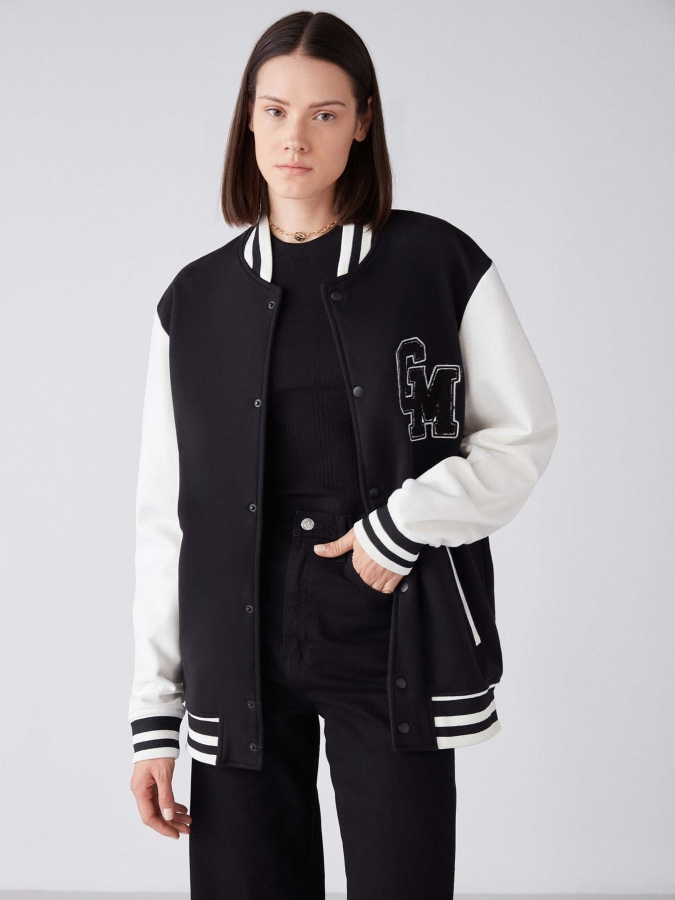 Бомбер Grimelange Giorgia модель GIORGIA01092022/Black Фото