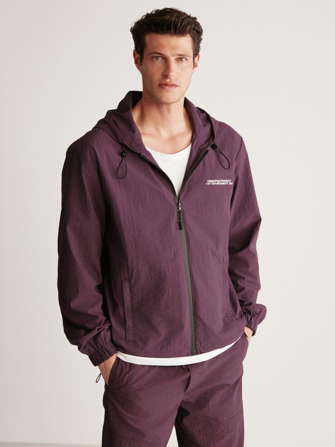 Вітровка Grimelange Anderson модель ANDERSON01042023/Bordoux Фото