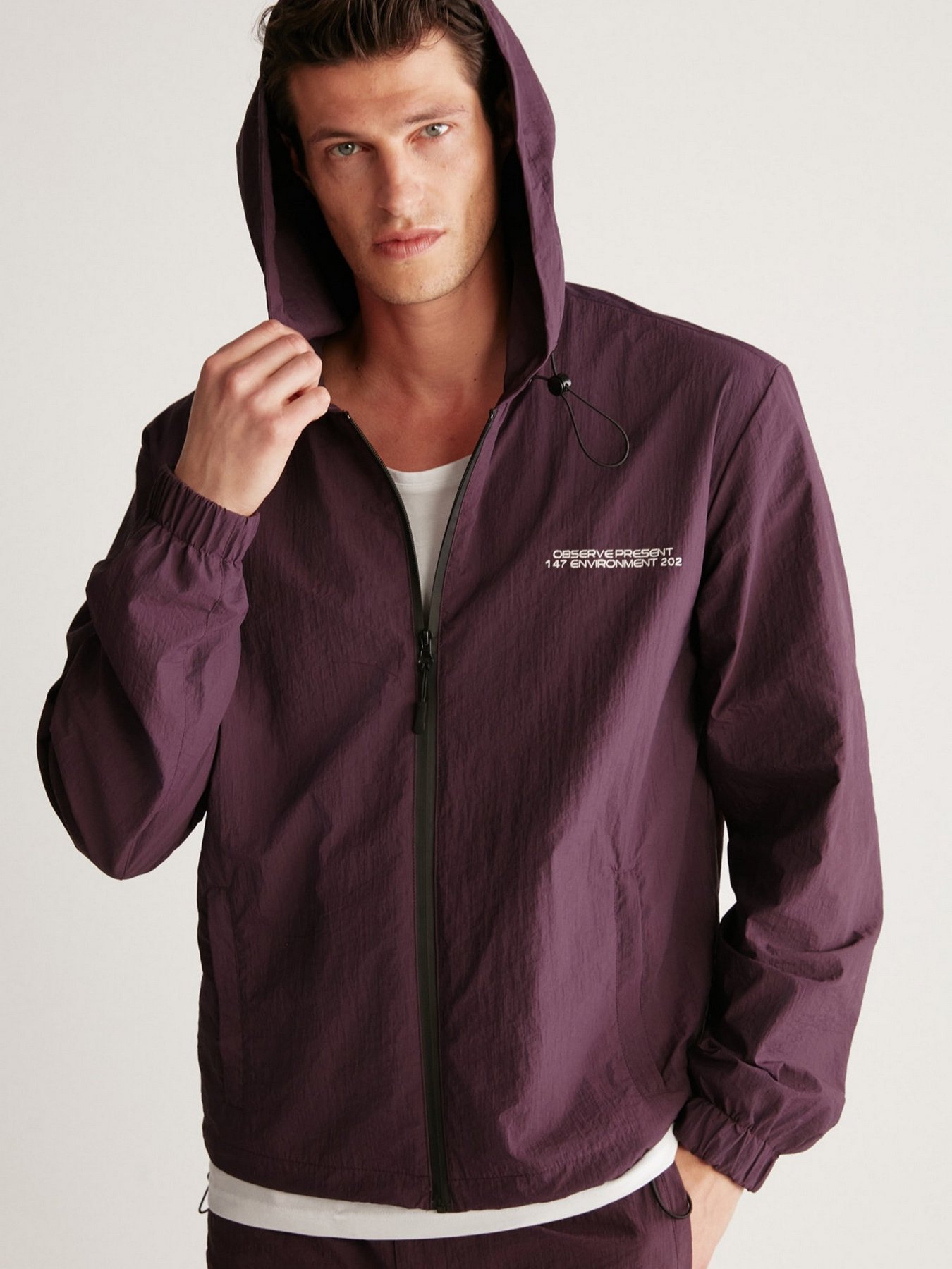 Вітровка Grimelange Anderson модель ANDERSON01042023/Bordoux Фото