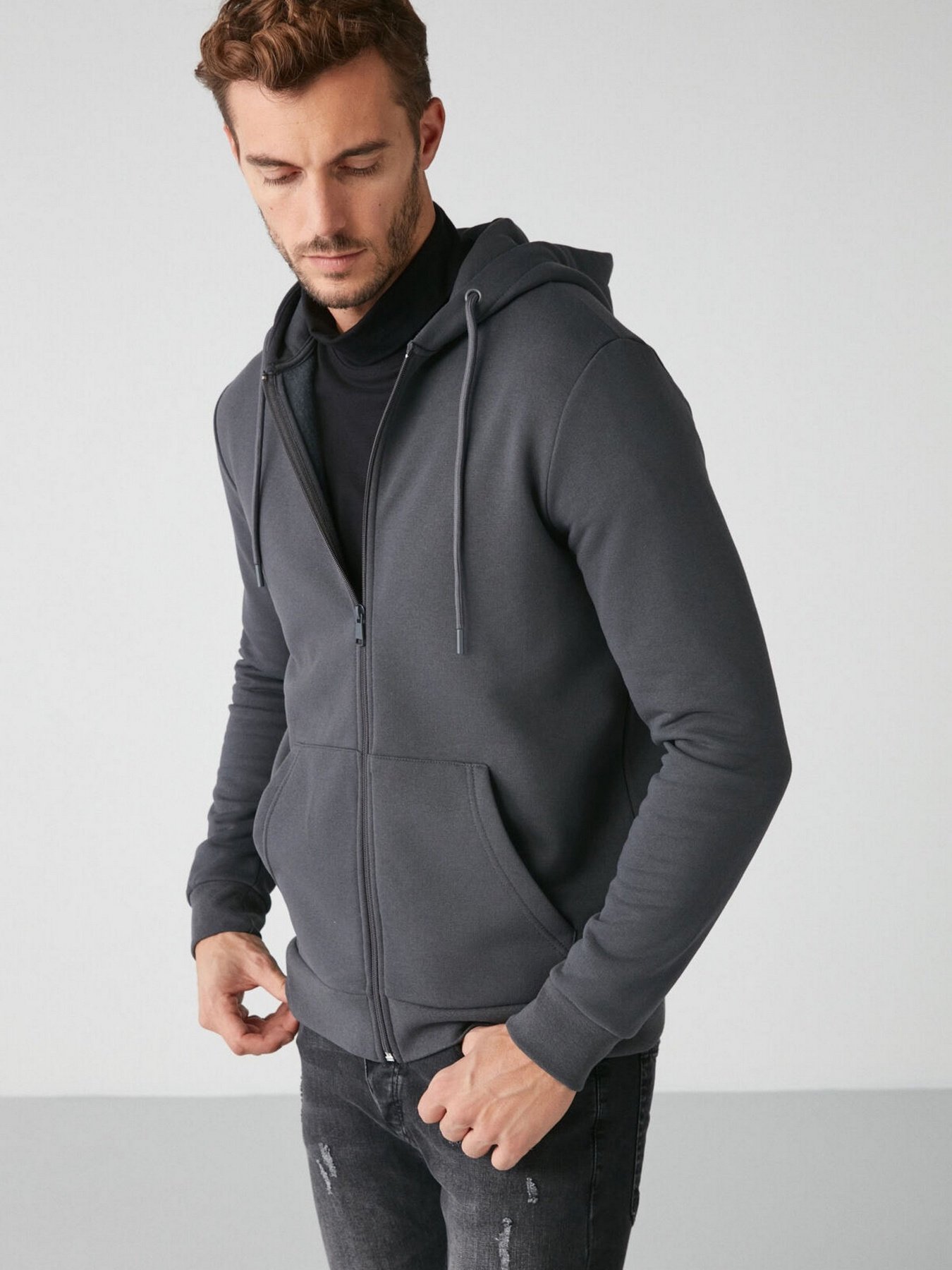 Кофта Grimelange Insider модель INSIDER01092022/Dark Grey Фото