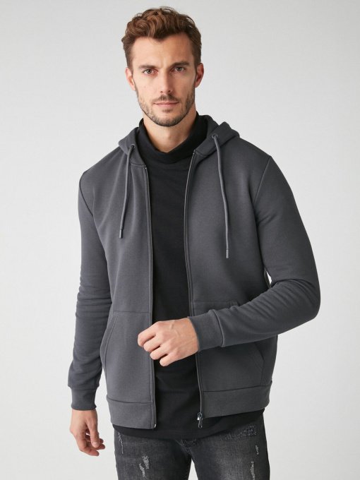 Кофта Grimelange Insider модель INSIDER01092022/Dark Grey Фото