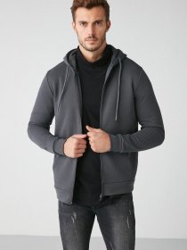 Кофта Grimelange Insider модель INSIDER01092022/Dark Grey Фото