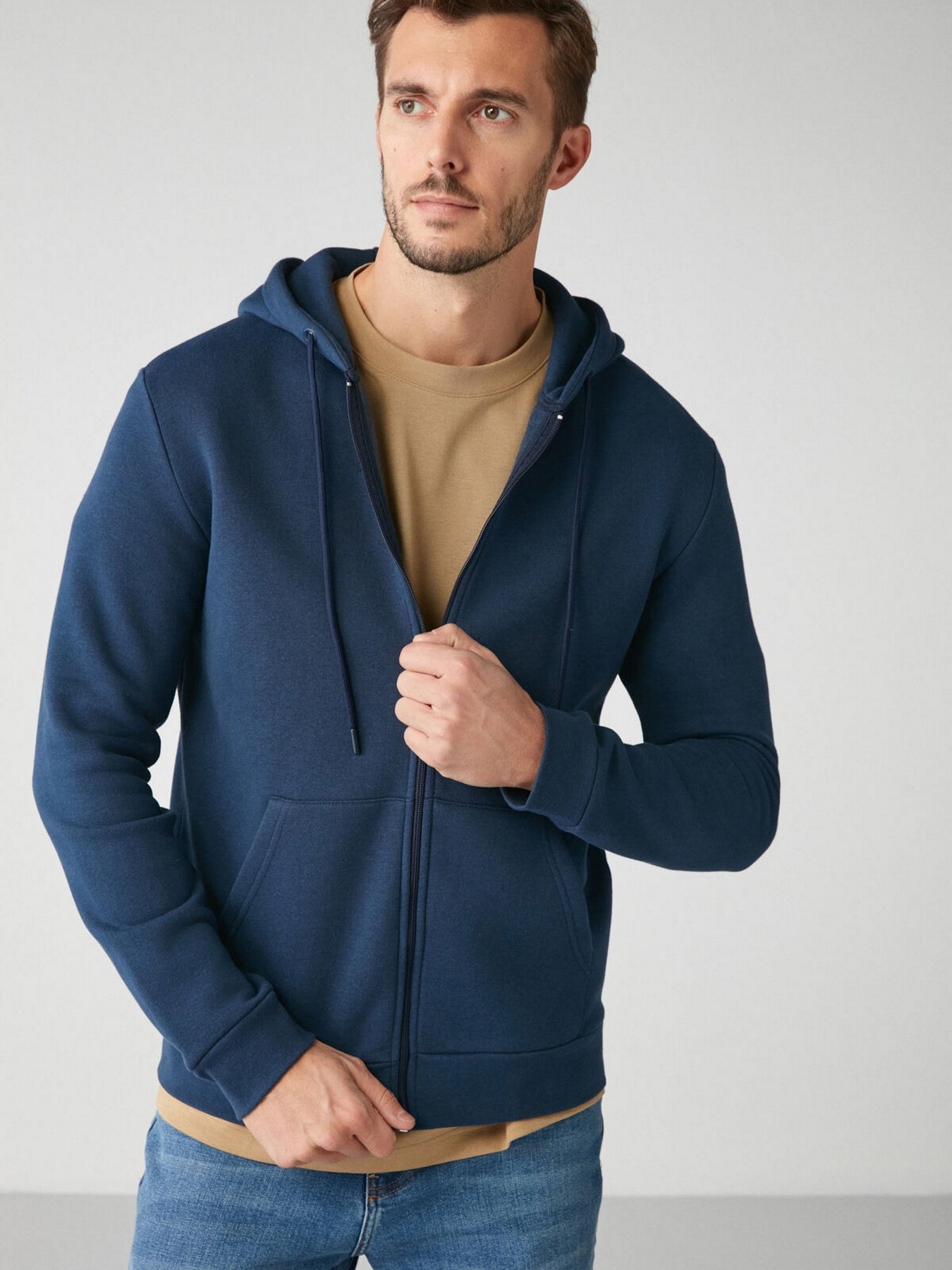 Кофта Grimelange Insider модель INSIDER01092022/Navy Blue Фото