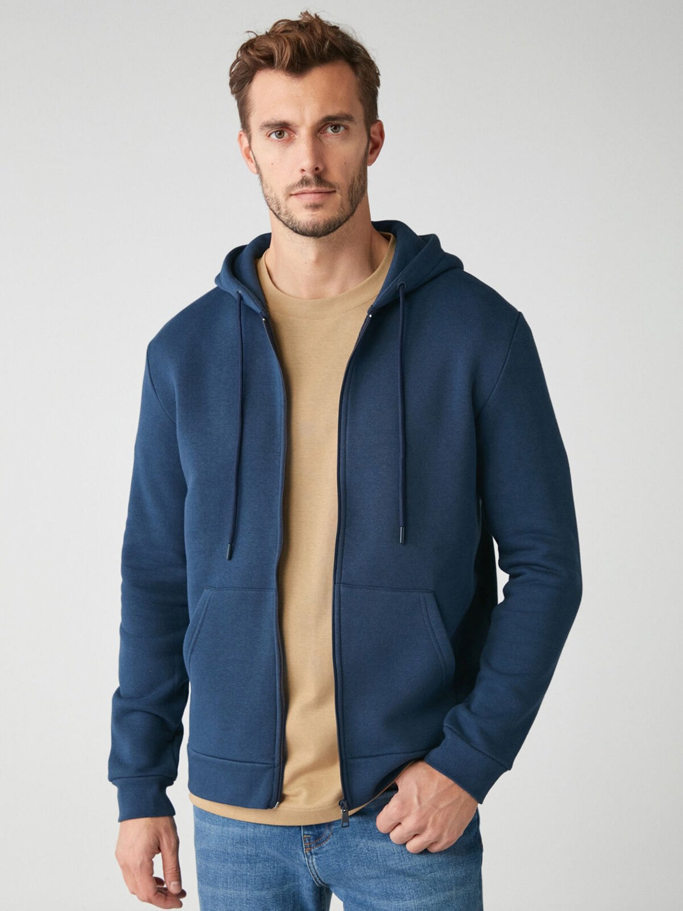 Кофта Grimelange Insider модель INSIDER01092022/Navy Blue Фото