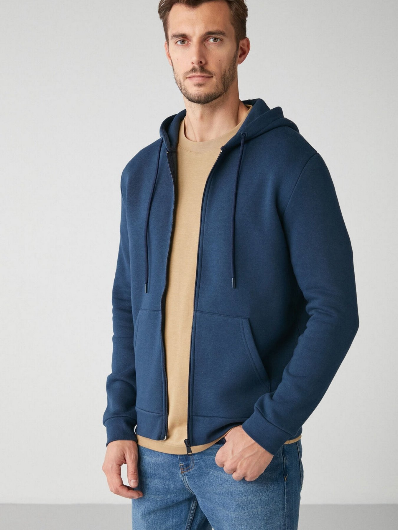 Кофта Grimelange Insider модель INSIDER01092022/Navy Blue Фото