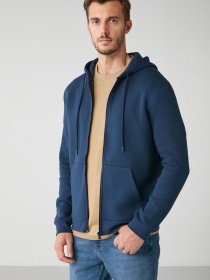 Кофта Grimelange Insider модель INSIDER01092022/Navy Blue Фото