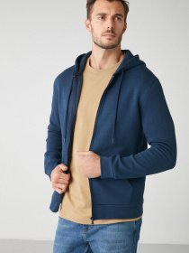 Кофта Grimelange Insider модель INSIDER01092022/Navy Blue Фото