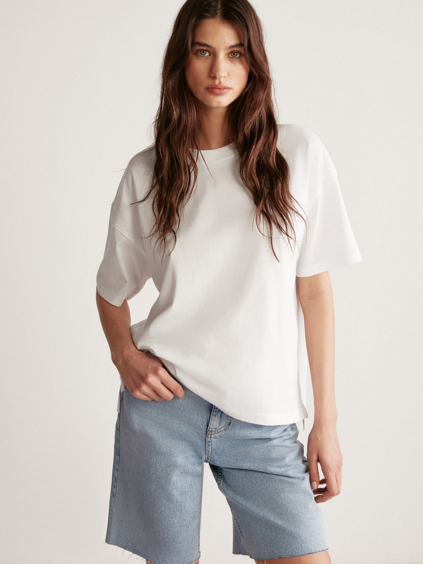 Футболка Grimelange Jemmy модель JEMMY01042023/White Фото