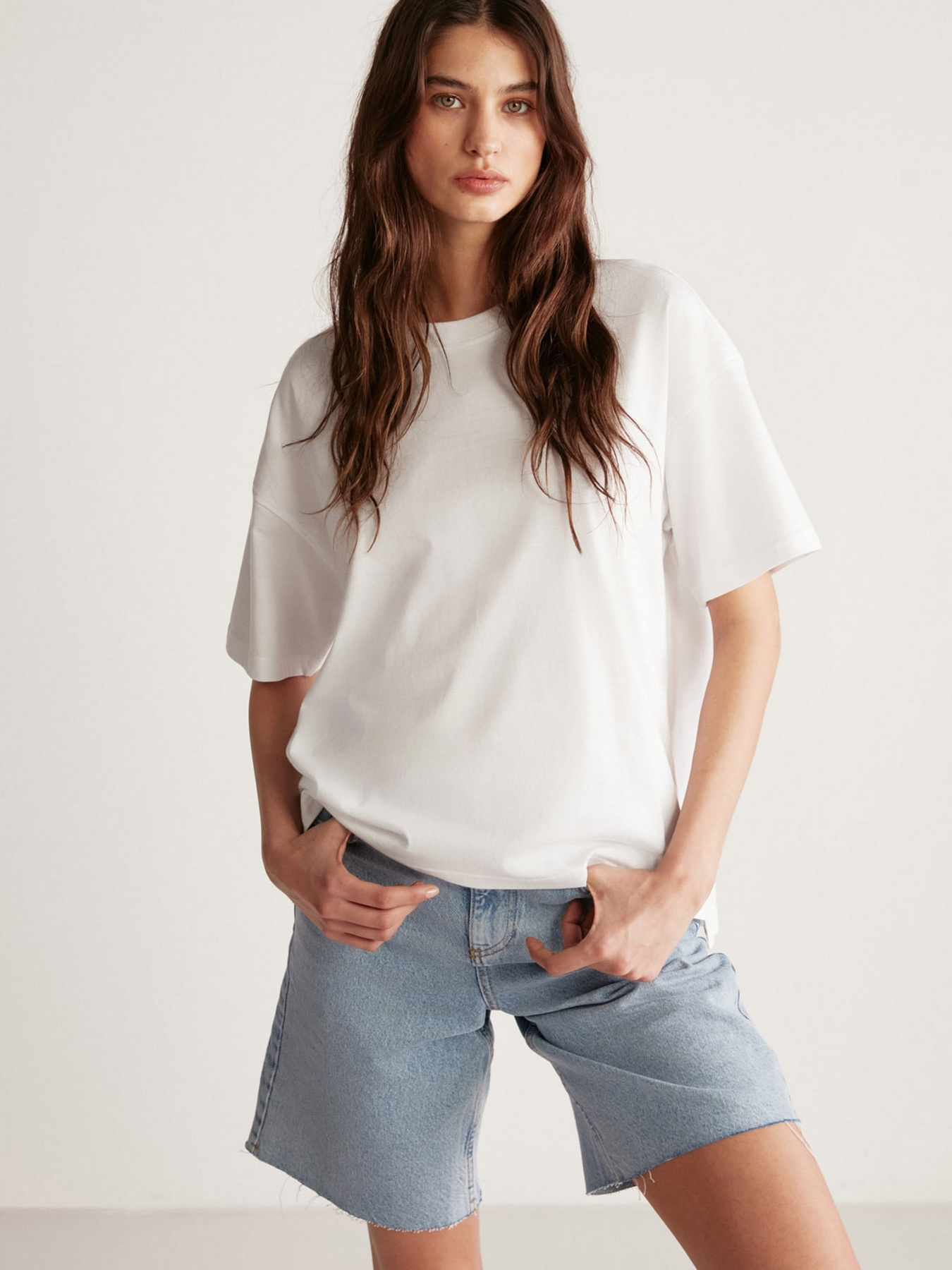 Футболка Grimelange Jemmy модель JEMMY01042023/White Фото