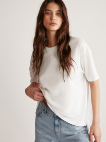 Футболка Grimelange Jemmy модель JEMMY01042023/White Фото