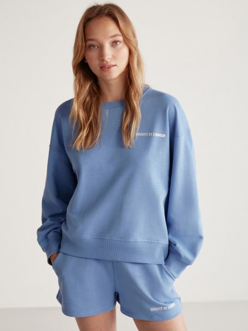 Свитшот Grimelange Jennifer модель JENNIFER01042023/Blue Фото