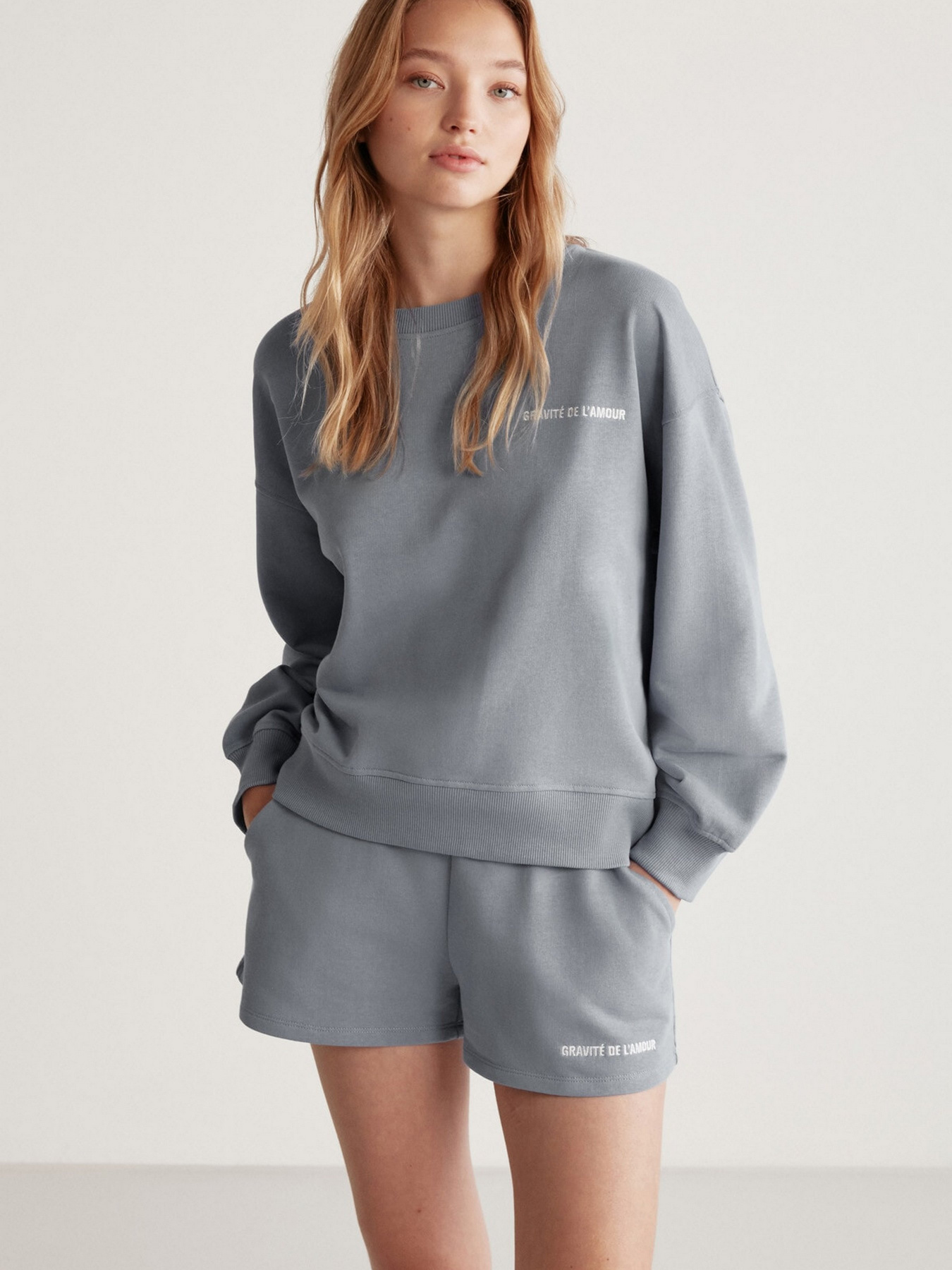 Світшот Grimelange Jennifer модель JENNIFER01042023/Grey Фото