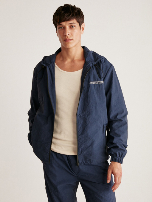 Ветровка Grimelange Anderson модель ANDERSON01042023/Navy Blue Фото