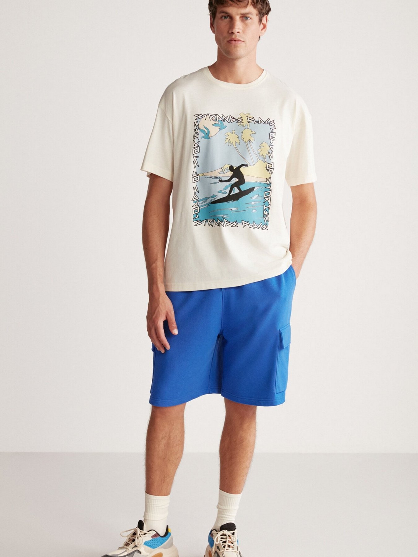 Футболка Grimelange Jerome модель JEROME01042023/Vanilla Фото