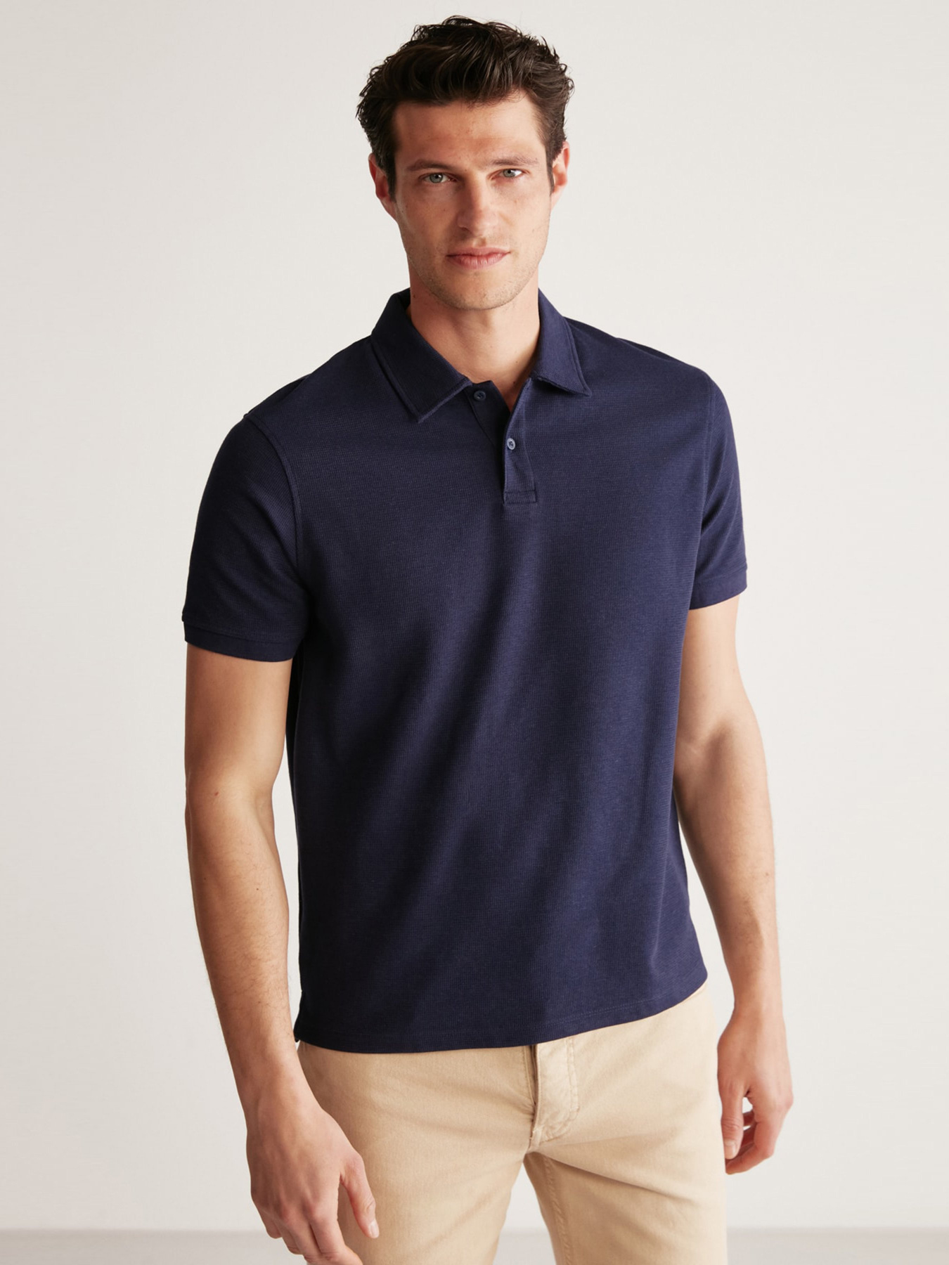 Поло Grimelange Laporte модель LAPORTE01042023/Navy Blue Фото