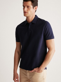 Поло Grimelange Laporte модель LAPORTE01042023/Navy Blue Поло Grimelange Laporte модель LAPORTE01042023/Navy Blue Фото