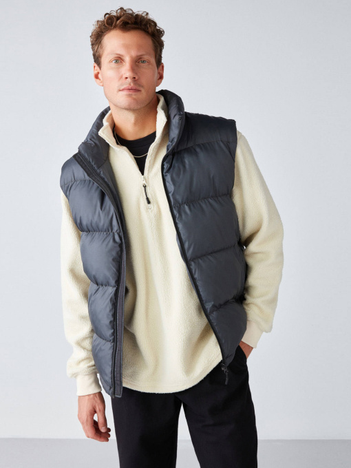 Утепленный жилет Grimelange Lennon модель LENNON01092022/Anthracite Фото