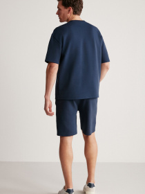 Футболка Grimelange Artur модель ARTUR01042023/Navy Blue Фото