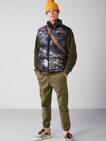 Утепленный жилет Grimelange Lennon модель LENNON01092022/Multicolor Фото