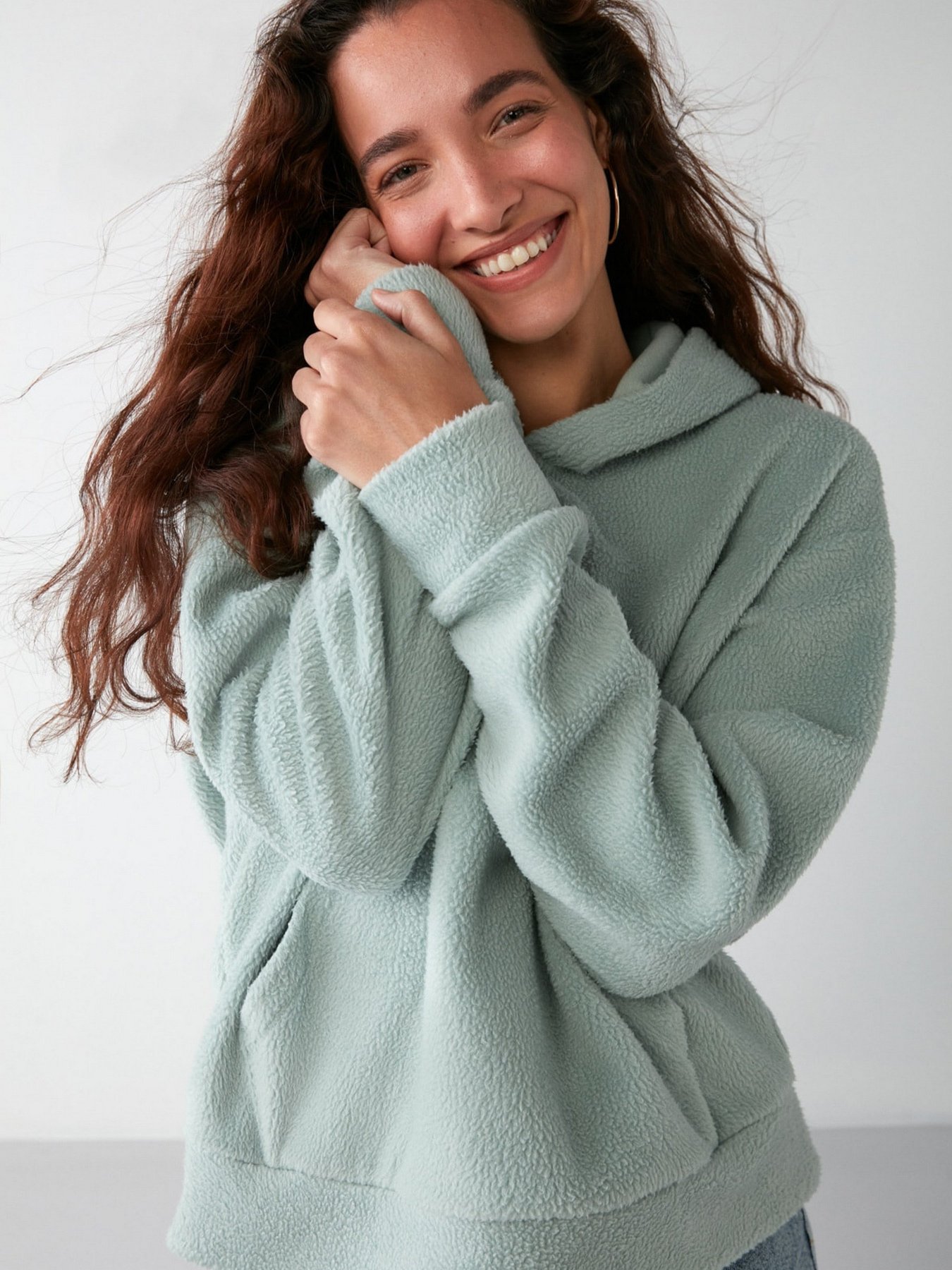 Худі Grimelange Lenora модель LENORA01092022/Mint Green Фото