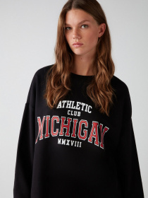 Свитшот Grimelange Liza модель LIZA01092022/Black Фото