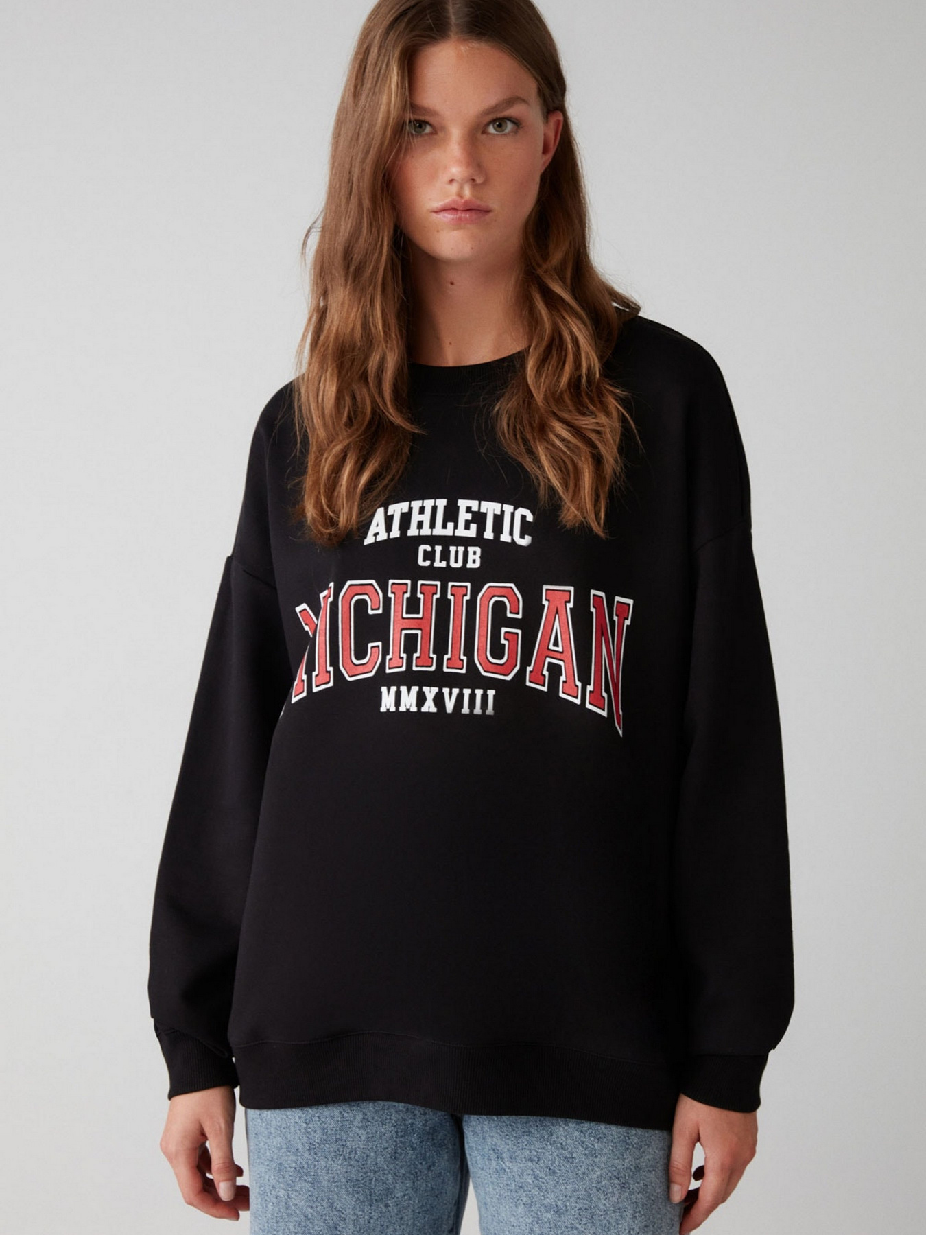 Світшот Grimelange Liza модель LIZA01092022/Black Фото