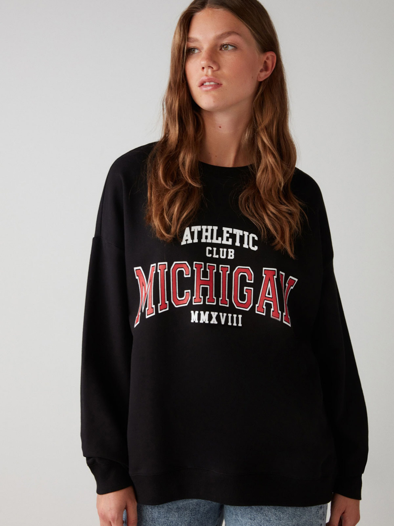 Світшот Grimelange Liza модель LIZA01092022/Black Фото