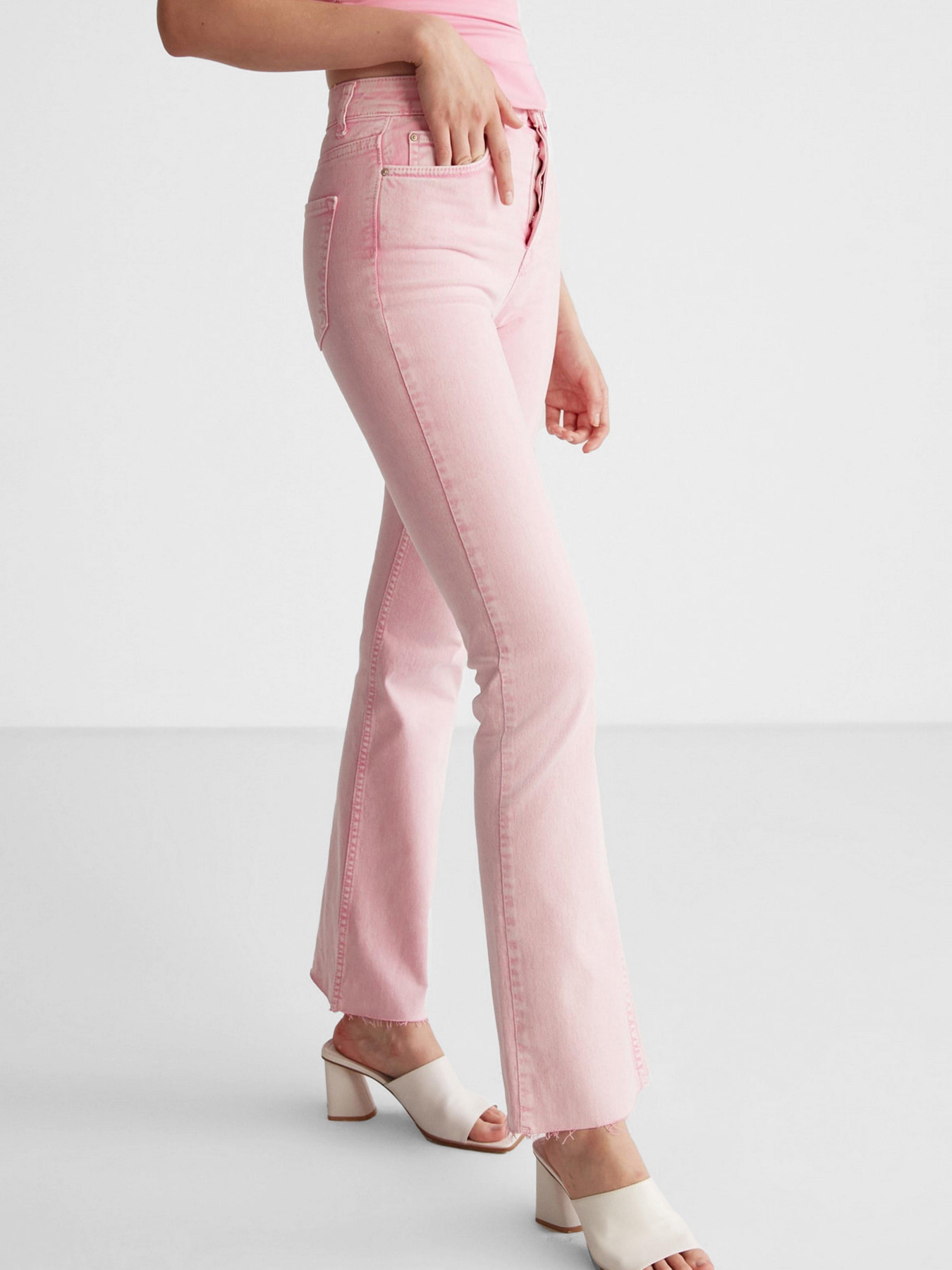 Прямі джинси Grimelange Malina модель MALINA01042023/Pink Фото