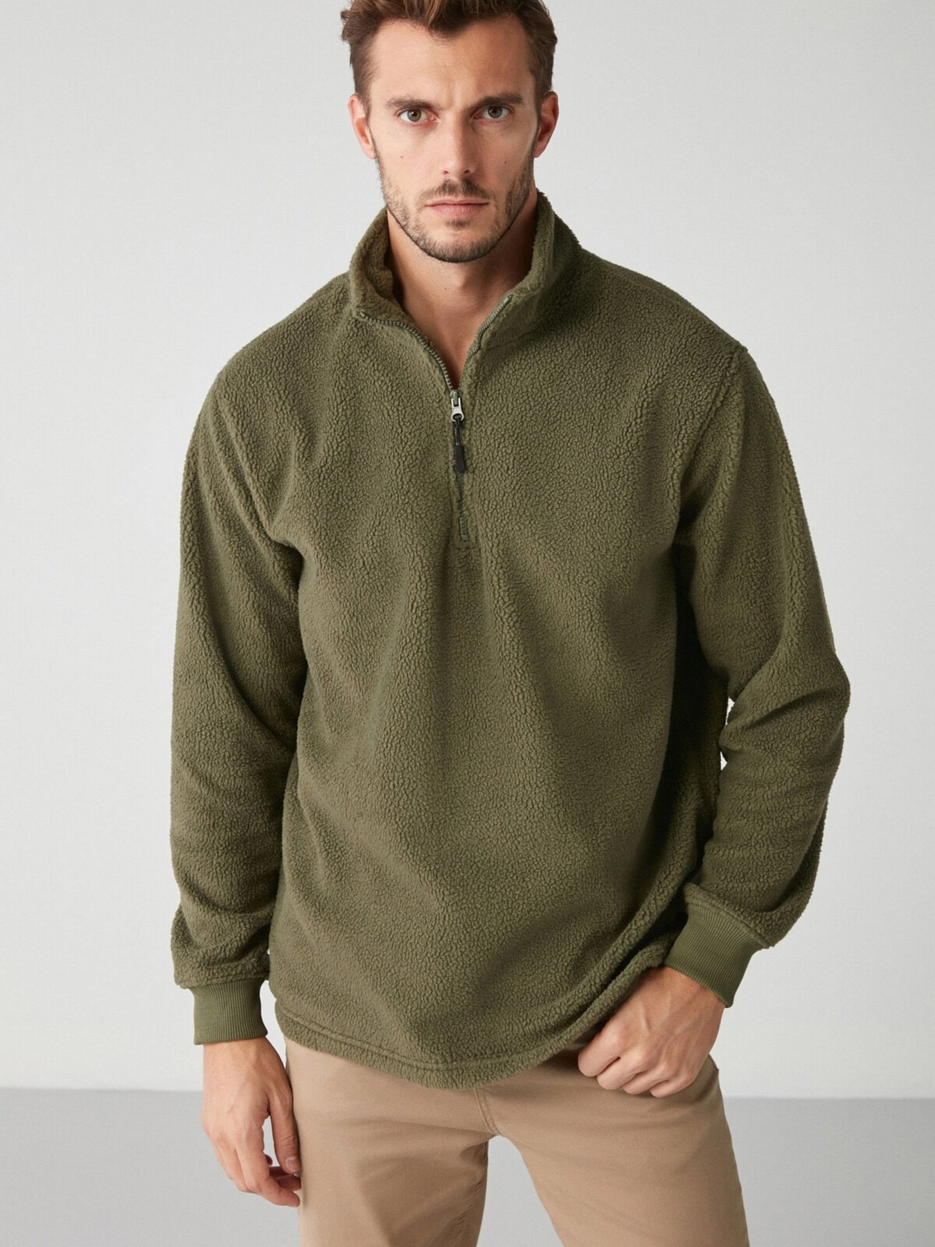 Кофта Grimelange Matt Модель MATTS01092022/Khaki Фото