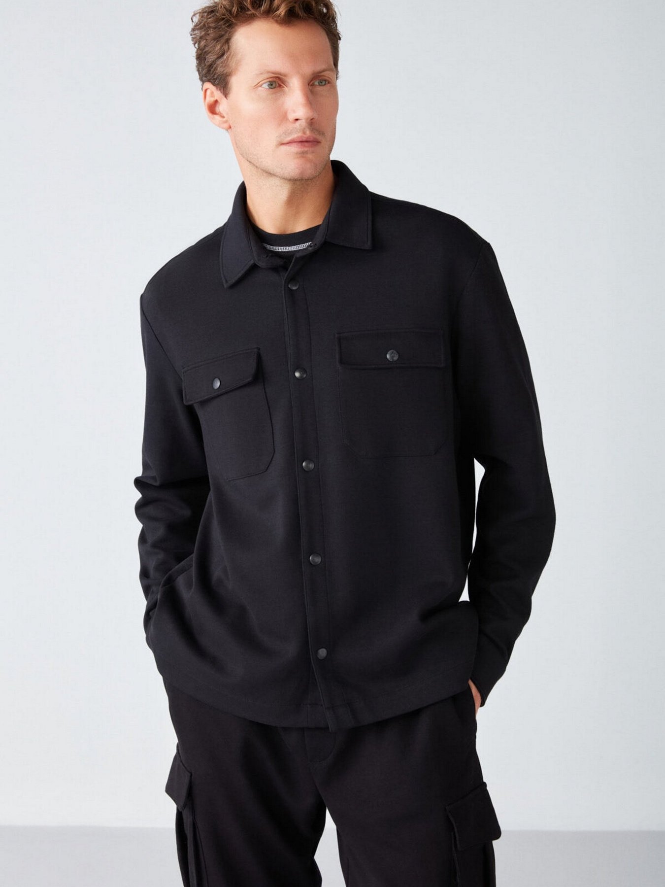 Рубашка Grimelange Maze модель MAZE01092022/Black Фото