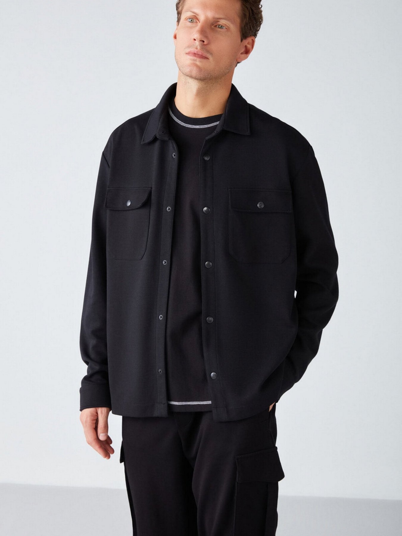 Рубашка Grimelange Maze модель MAZE01092022/Black Фото