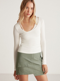 Лонгслив Grimelange Quinn модель QUINN01042023/White Фото