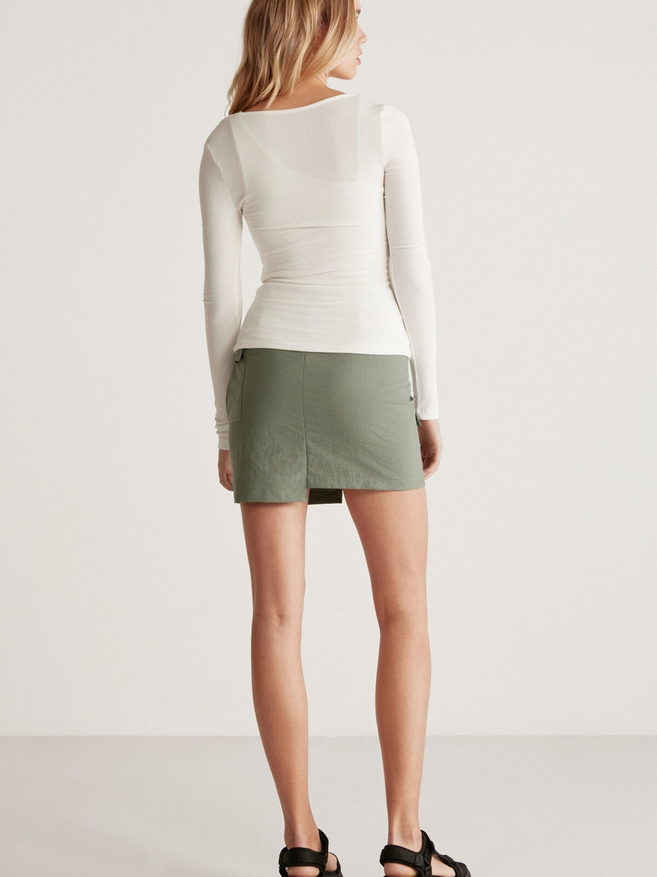 Лонгслів Grimelange Quinn модель QUINN01042023/White Фото