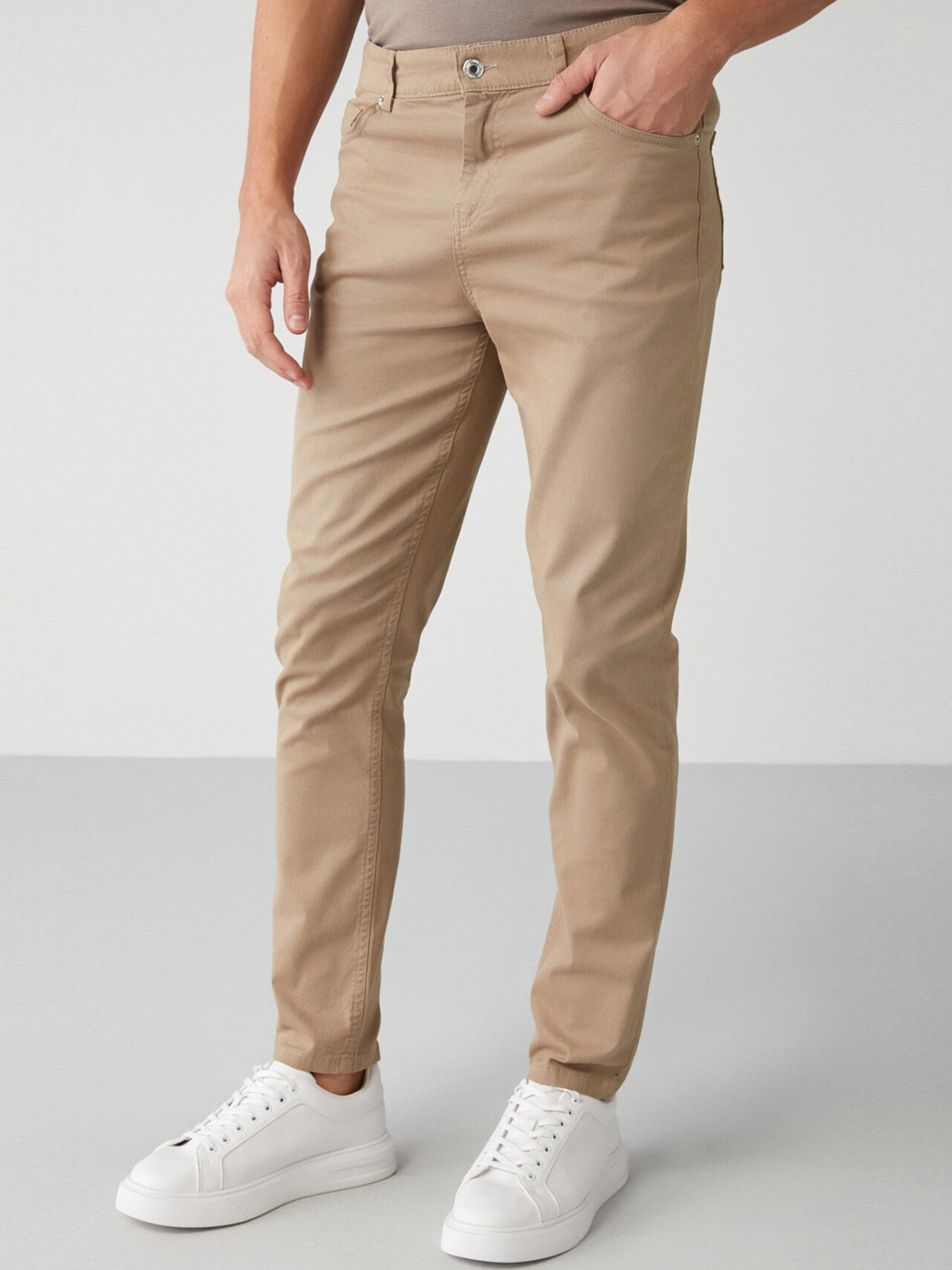 Прямые джинсы Grimelange Raves модель RAVES01092022/Beige Фото