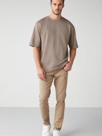 Прямые джинсы Grimelange Raves модель RAVES01092022/Beige Фото