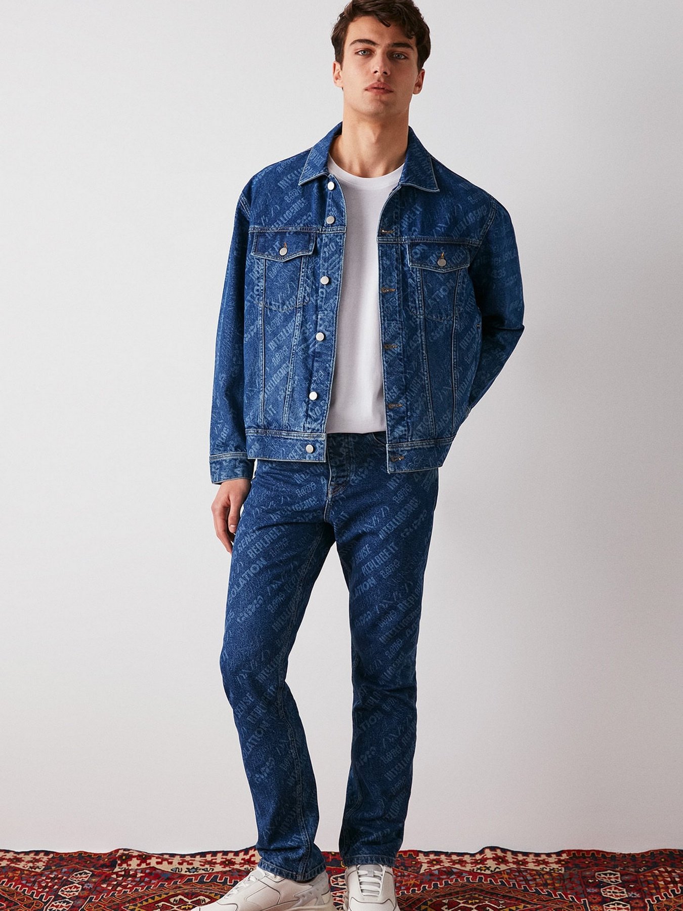 Джинсова куртка Grimelange Replaced Модель REPLACED22042022/Blue Фото