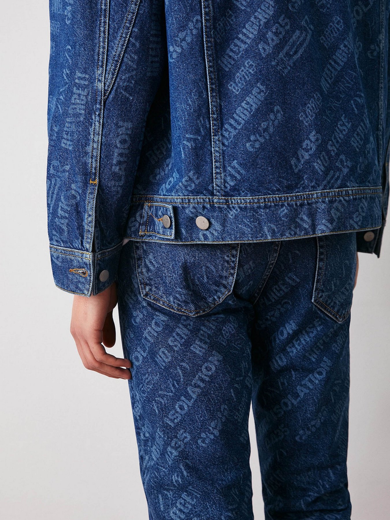 Джинсова куртка Grimelange Replaced Модель REPLACED22042022/Blue Фото