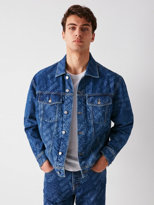 Джинсова куртка Grimelange Replaced Модель REPLACED22042022/Blue Фото