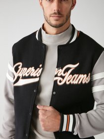 Бомбер Grimelange State модель STATE01092022/Black Фото