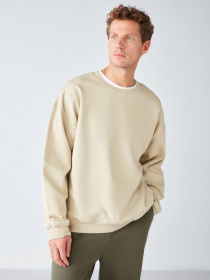 Світшот Grimelange Stephan Модель STEPHAN01092022/Beige Фото