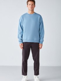 Світшот Grimelange Stephan Модель STEPHAN01092022/Blue Фото