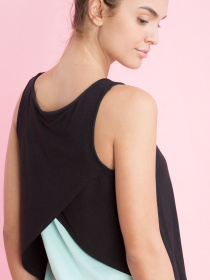 Майка для дома Gisela модель 46010 Жіноча майка-черный Фото